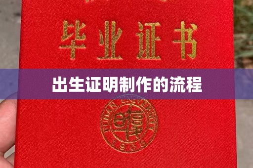 虎丘出生证明制作的流程