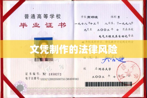 虎丘文凭制作的法律风险
