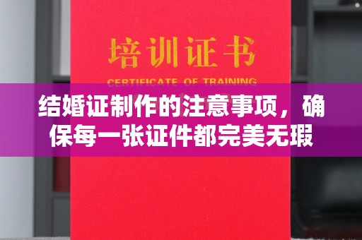 虎丘结婚证制作的注意事项，确保每一张证件都完美无瑕