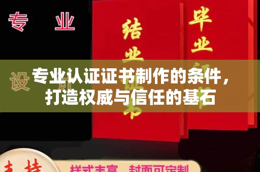 虎丘专业认证证书制作的条件，打造权威与信任的基石