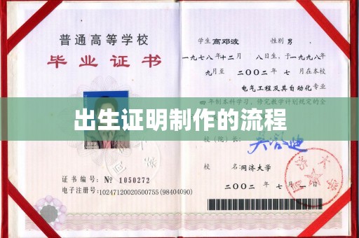虎丘出生证明制作的流程