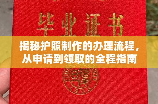 虎丘揭秘护照制作的办理流程，从申请到领取的全程指南